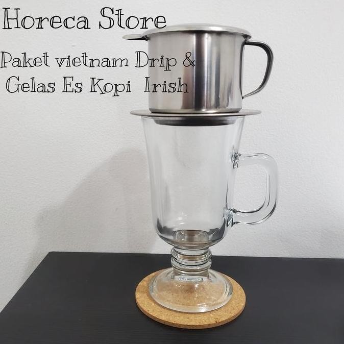 Paket Vietnam Drip Dengan Gelas Es Kopi 260Ml