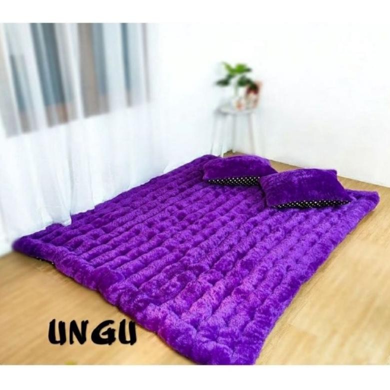 KASUR CIMOL BULU RASFUR FREE 2 BANTAL/ GENDER / KASUR PALEMBANG / GELOMBANG CINTA / GROSIR BESAR KAL