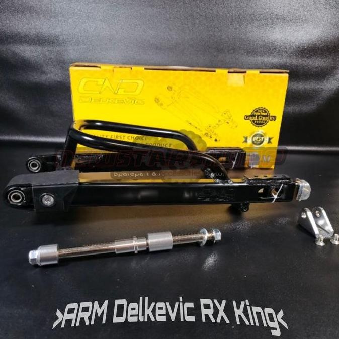 Swing Arm DELKEVIC DND RX King Stabilizer CNC Orinal + As Roda dan Jalu Paddock Orinal PNP