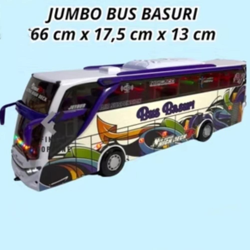 Sale Mainan Anak Mobil Bus Basuri Jumbo / Mainan Miniatur Bus Oleng Basuri Viral Dt20 / Mainan Anak 