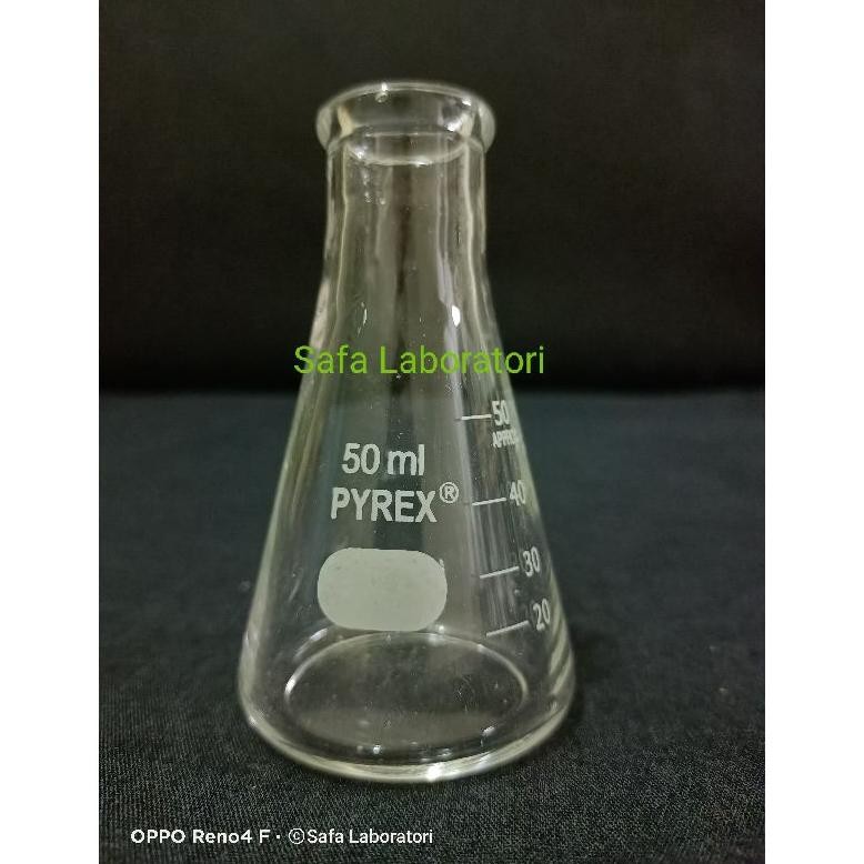 Erlenmeyer Flask / Labu Erlenmeyer 50 ml Pyrex Nugi