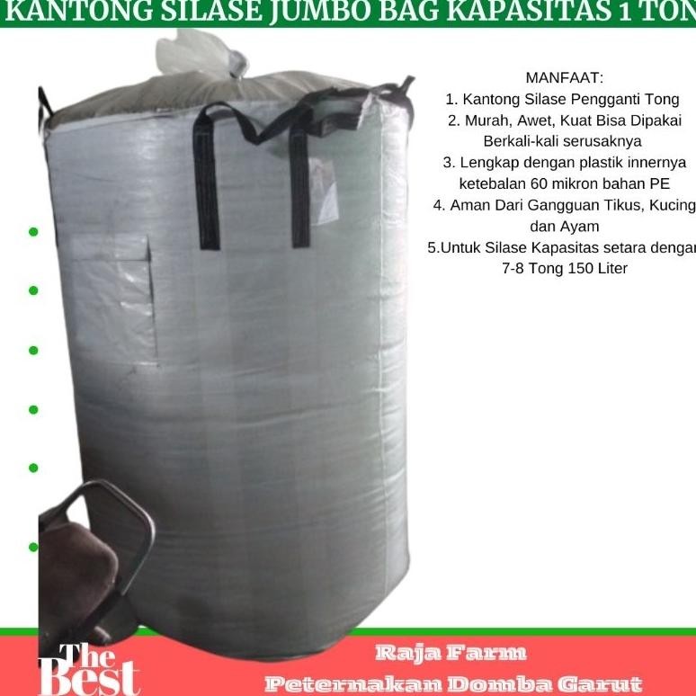 Kantong Silase Jumbo Bag/Silo Bag + Plastik Inner Kapasitas 1 Ton Nugi