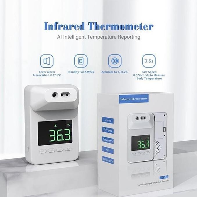 Terbaru Thermometer Dinding K3X Infrared Thermometer K3 Pro / Es-T06 / K9