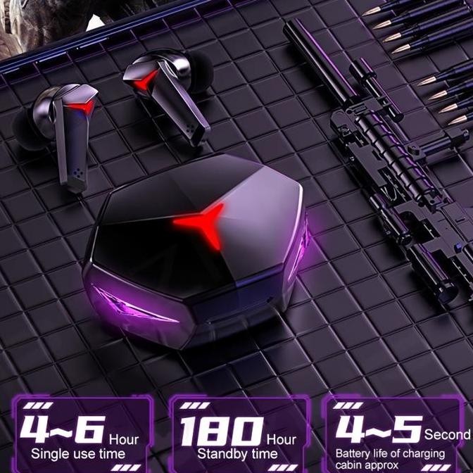 T33 Wireless Gaming Headset Bluetooth 5.1 Earphone Tws Bass Stereo