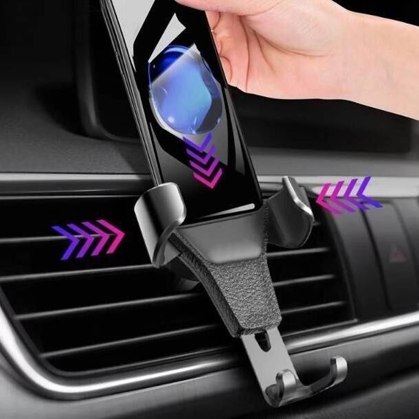 Car Holder Phone Hp Gravity Jepit Ac Air Vent Mobil Brio Premium