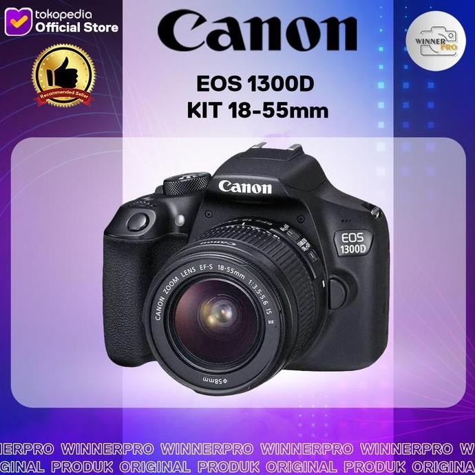 Kamera Canon Eos 1300D Kit 18-55Mm / Canon 1300D / Eos 1300D