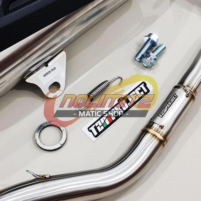 Knalpot TZM Project SS Pro Full Package Standar Racing Aerox 155 OLD Lexi