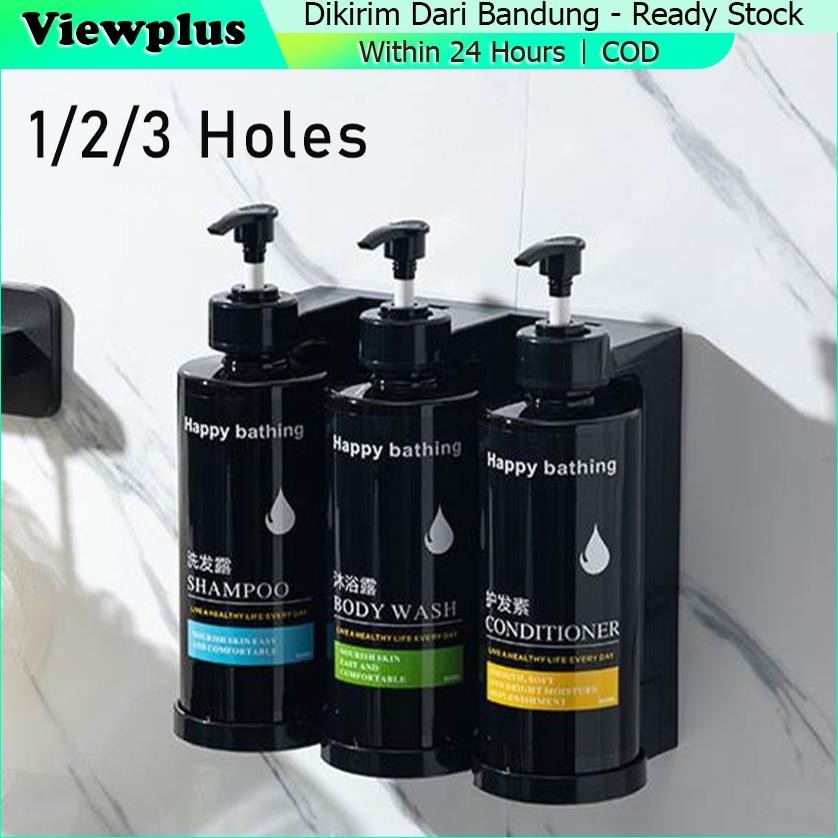 Soap Dispenser Tempel Dinding / Dispenser Sabun Cair Tempel Dinding dapat Dikunci Tempat Wadah Shamp