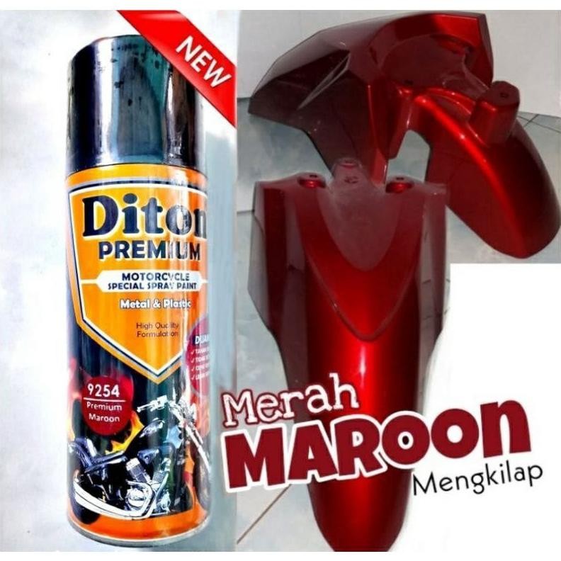 DITON PREMIUM 9254 Maroon 400Cc Cat Merah Hati Marun Nugi