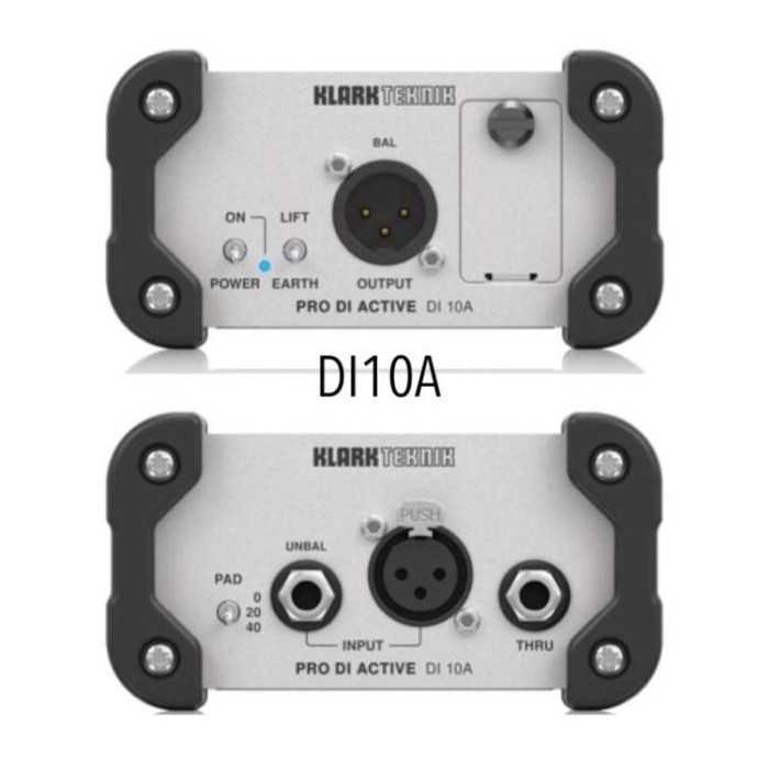 DI BOX KLARK TEKNIK DI10A ACTIVE DIRECT BOX ORIGINAL DAN TERPERCAYA