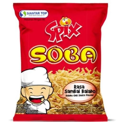 

JB soba mie snack soba spix 1pack isi 20pcs None