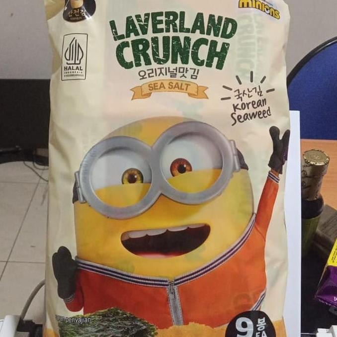 

JB Laverland Crunch sea salt/ Rumput Laut/ seasalt seaweed/ snack seaweed + Bundling Manjun Seaweed Bamboo Salt None