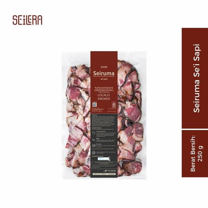 

SEIRUMA - Se i Sapi / Daging Asap (250 gram) + Sambal Lu'at SS