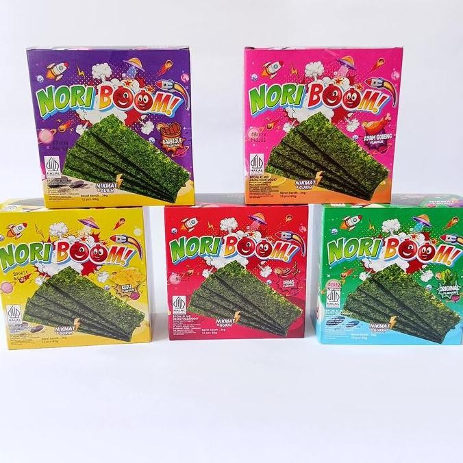 

JB Nori boom snack rumput laut 5 VARIAN RASA None