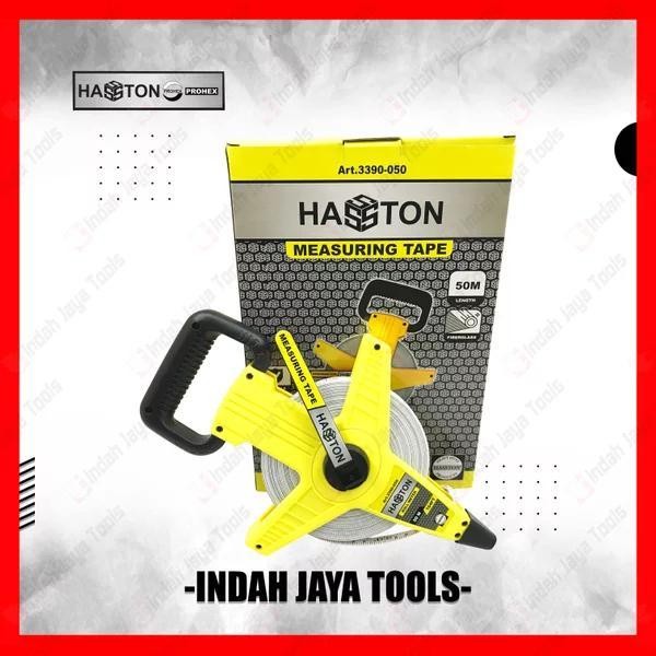 Hasston 3390-050 Meteran Tancap Fiber 50 M Body Plastik Gulung Meter Original Dan Terpercaya