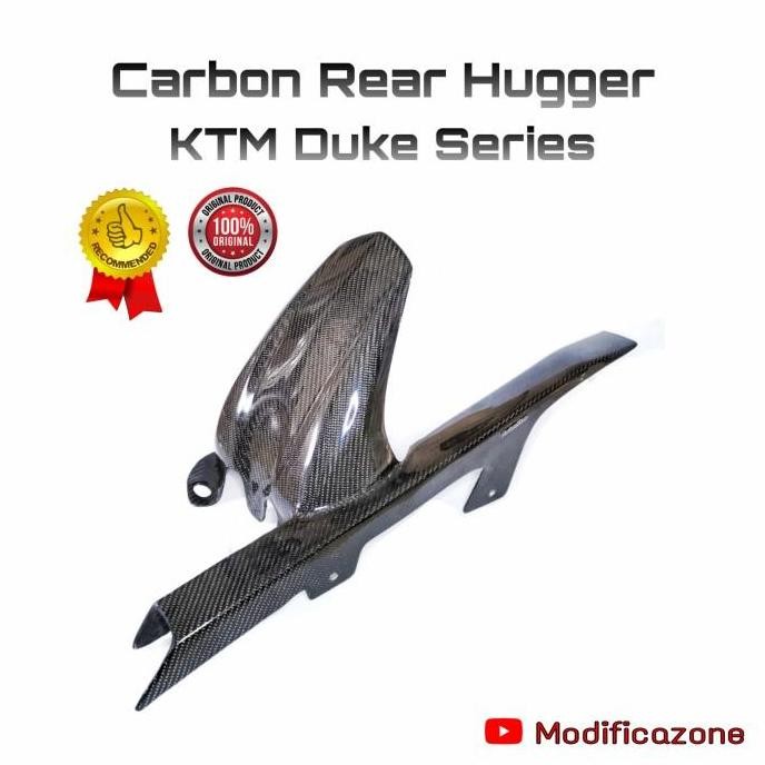 Carbonstar : Rear Hugger KTM Duke 200 250 390 - spakbor kolong cover