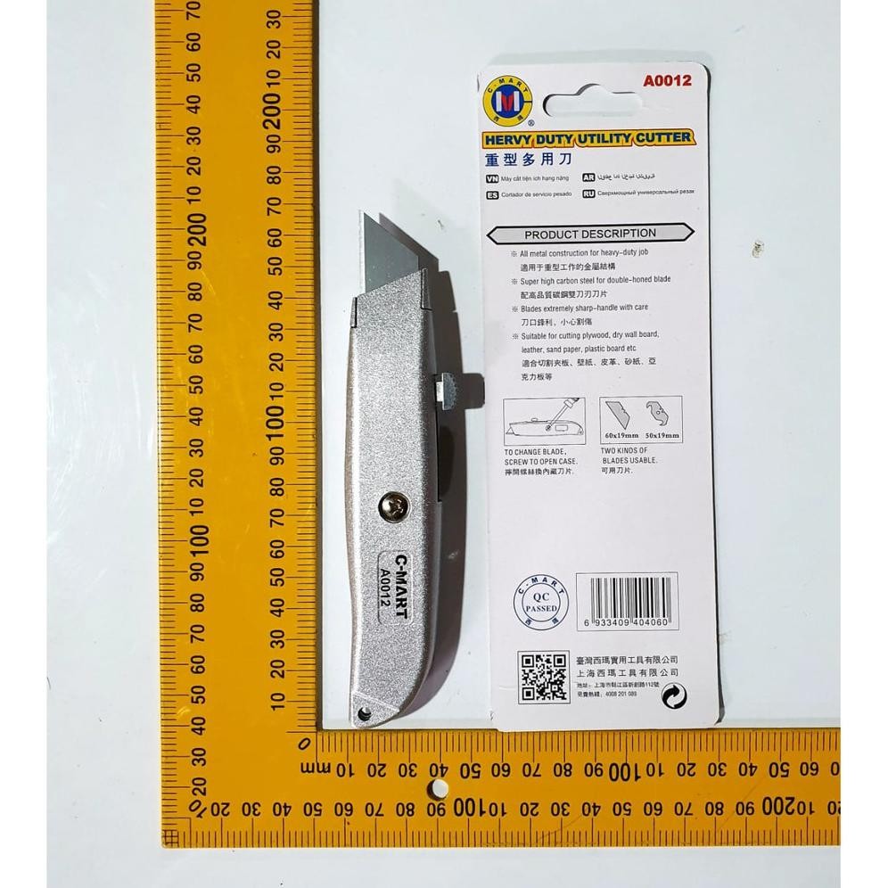 SELLERY 12 220 RETRACTABLE SAFETY Utility Knife Cutter Nugi