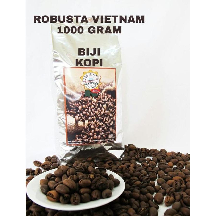 

Kopi Robusta Vietnam 1000 Gram / Kopi Vietnam - Biji Kopi Kualitas Terbaik Harga Termurah