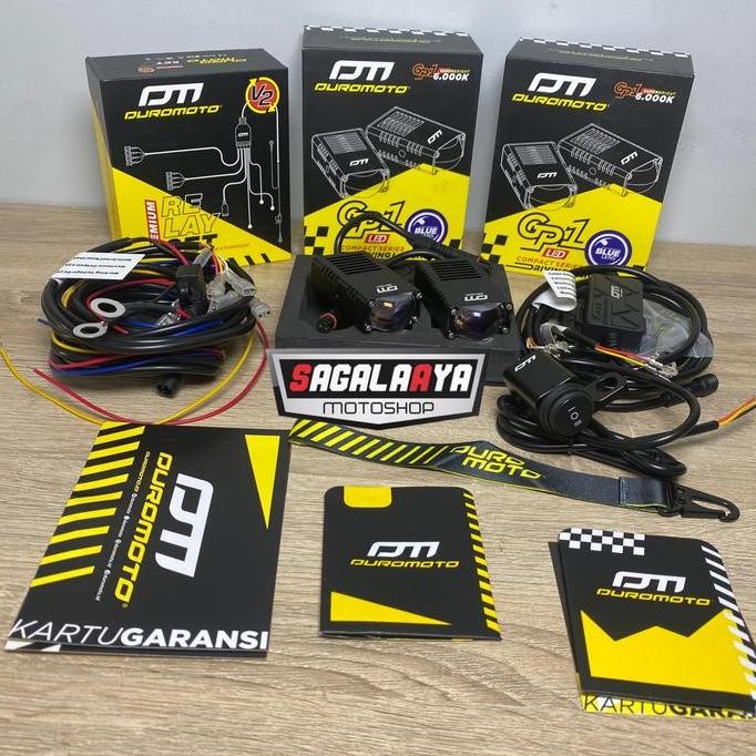 Duromoto Gp1 + Saklar + Relayset Duromoto Original Duromoto