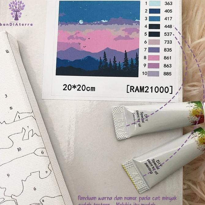 

Bandiaterra Diy Paint By Number Kit 20 X 20 (Painting By Number) Varian 3