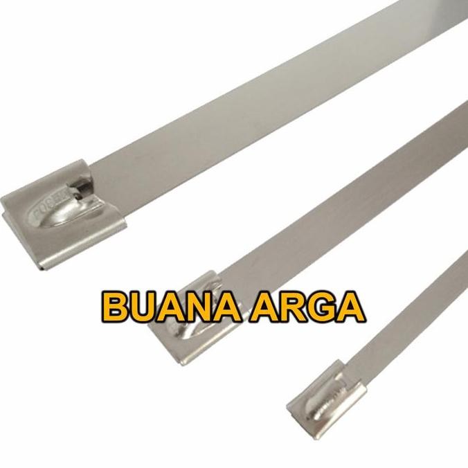 

Cable Ties / Kabel Ties Stainless Steel Ss316 (Ball Lock) 250Mm X 4.5Mm / 7.9Mm