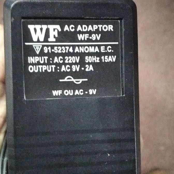Adaptor Wf 9V 2A Trafo