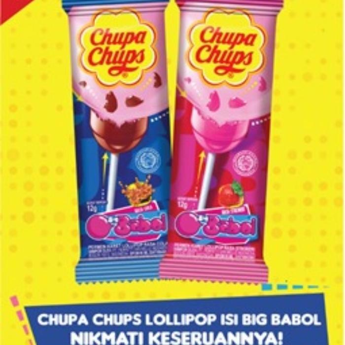 

Chupachups Gumfilled Isi 20 Karet Permen Strawberry Snack Toples