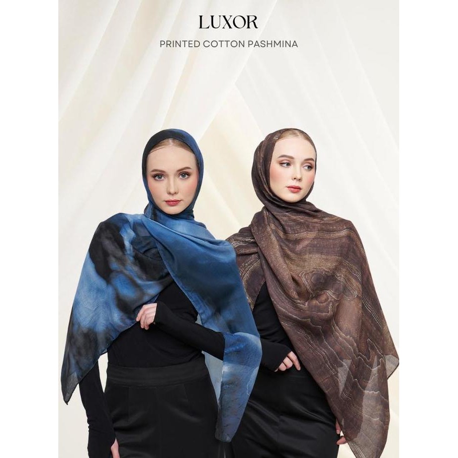 LUXOR PRINTED COTTON MODAL PASHMINA