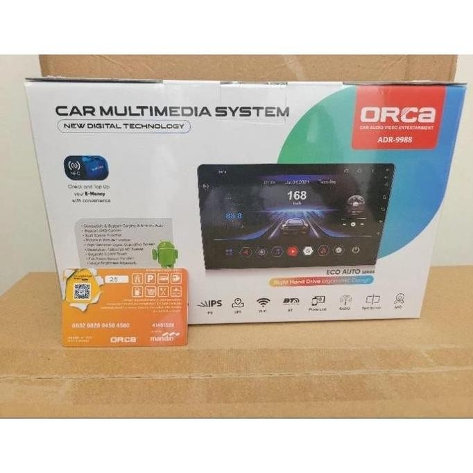 Head Unit Android 9 inch Orca 9988 Ram 2/16 GB Universal