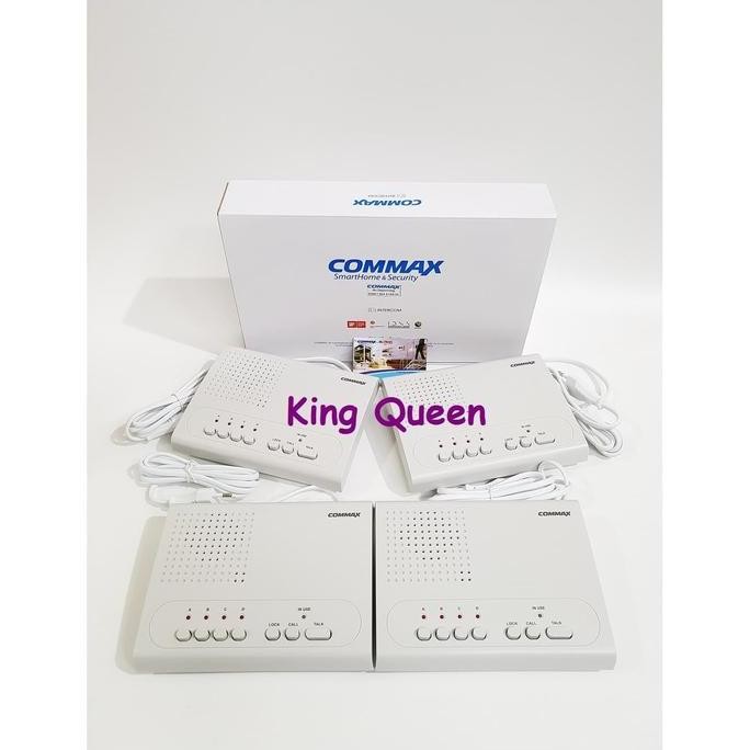 Commax Wi-4C / Intercom Commax Wireless Wi-4C Putih 1Set 4Pcs