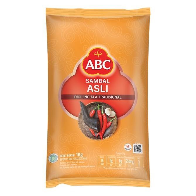 

ABC Saus Sambal Asli 1 kg Multi Pack 3 pcs BS