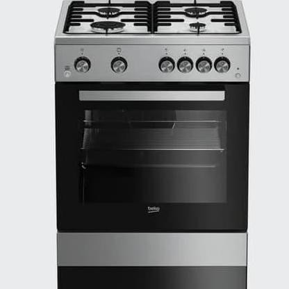 Kompor Gas Oven Beko 4 Tungku Fsgt62111Gxl Stainless Steel