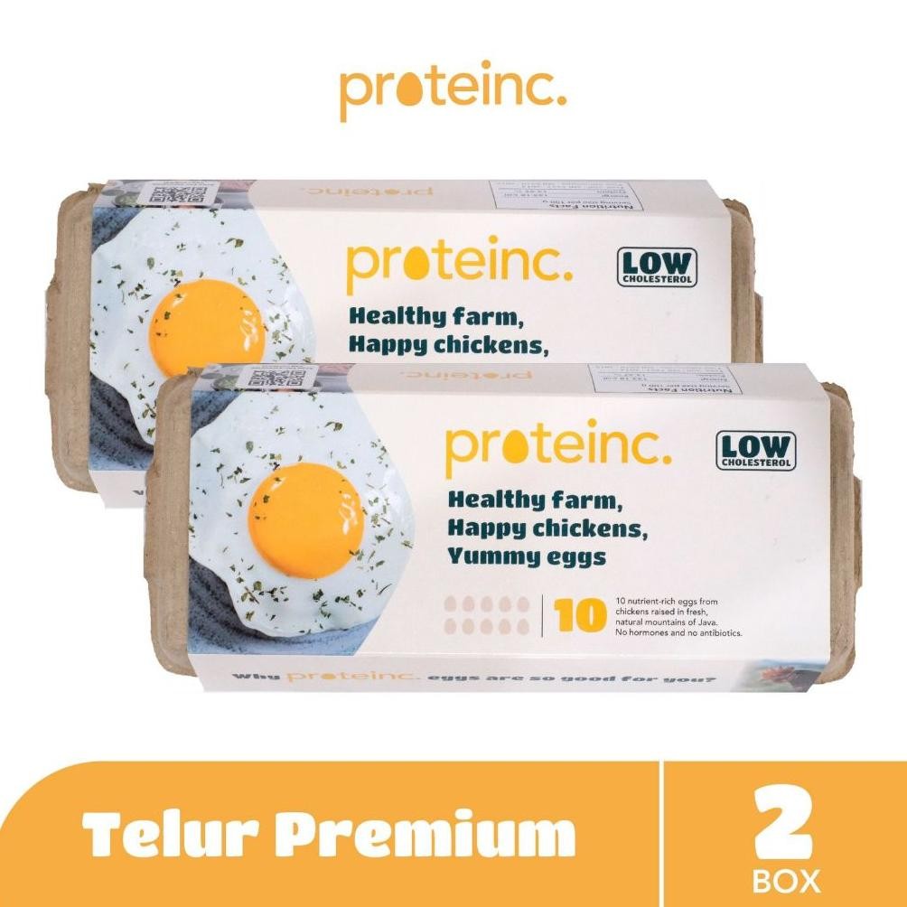 

NO_MORE Proteinc.Fresh Eggs Premium Telur Ayam Negeri 10 ' S (2 Pack)
