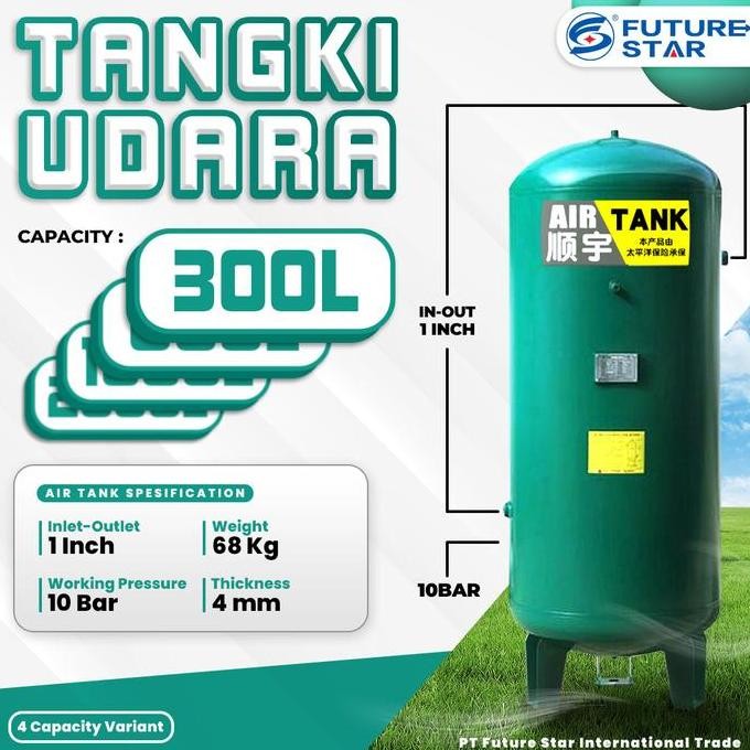 Tangki Kompresor Tangki Udara 300 Liter Air Receiver Tank 300 Liter