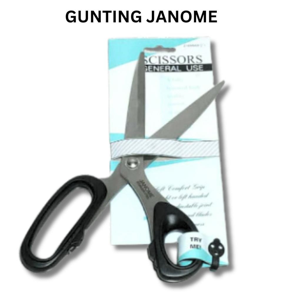 

Gunting Kain JANOME 8.5 Inch (216 mm) Nugi