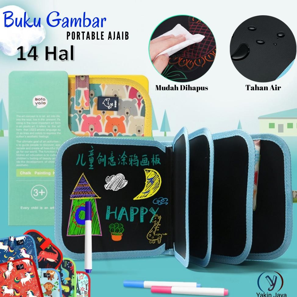 

Buku Gambar Portable Anak 14 Halaman Drawing Book Bisa Dihapus Nugi