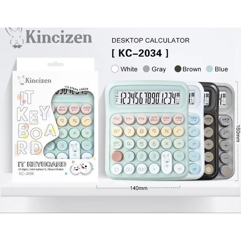 

Kalkulator 14 Digit Tombol Layar Besar Warna Warni Gradasi Kalkulator Lucu 14 Digit Angka Besar Type Kc 2034 Nugi