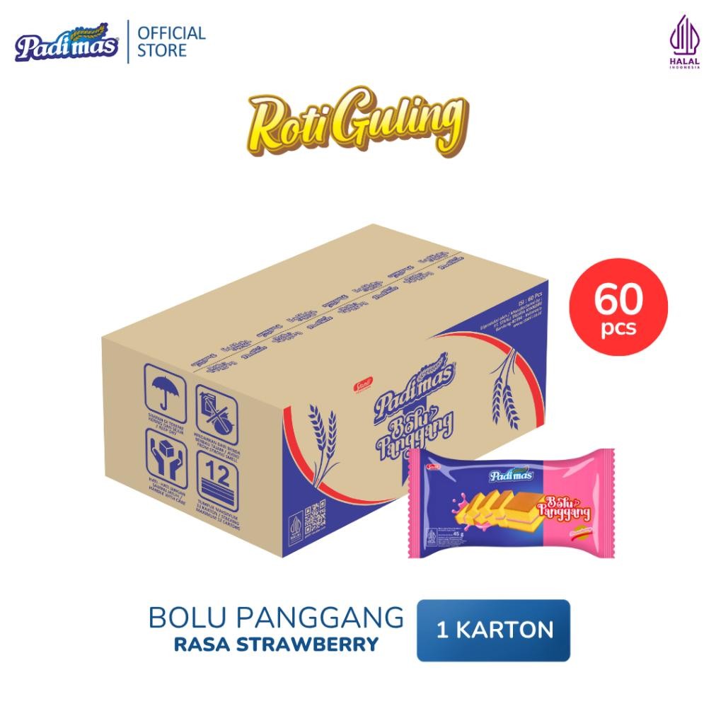 

NO_MORE Padimas Bolu Panggang Rasa Strawberry - 1 Karton