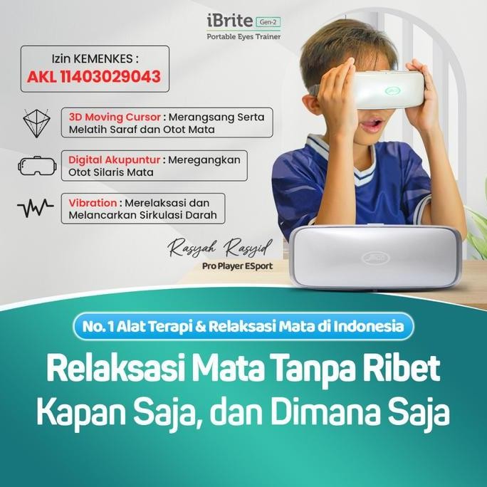 Tersedia Jaco iBrite Alat Perawatan Mata | Alat Terapi Mata Elektrik iBrite Original