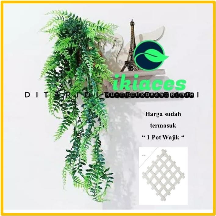 DAUN RAMBAT DAUN JUNTAI DAUN ARTIFICIAL BUNGA PLASTIK DAUN DEKORASI RUMAH MURAH Nugi