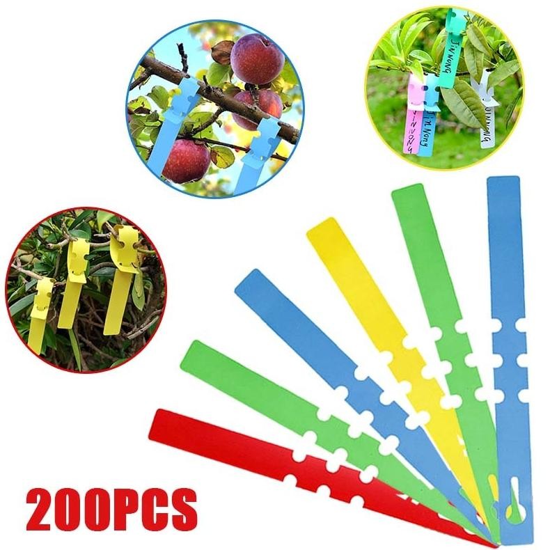200pcs Label Penanda Tanaman/Label Tanaman Gantung/Kertas Label Tanaman/Label Tanaman Anti Air Nugi