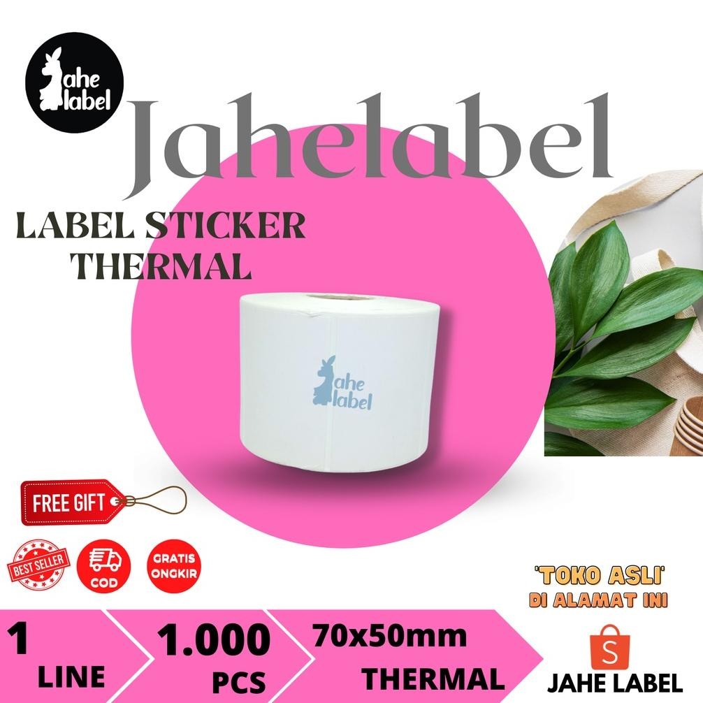 

Stiker Label Thermal 70 x 50 - 1000 Pcs Nugi