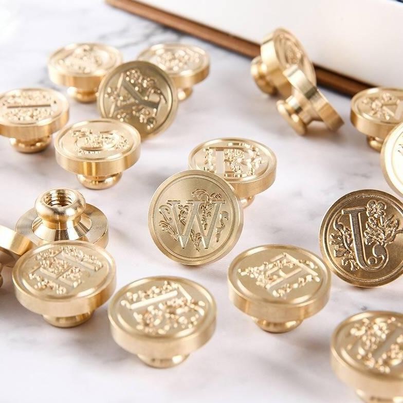 

Wax Seal Stamp Head - Kepala Stamp Lilin Inisial Huruf A - Z Nugi