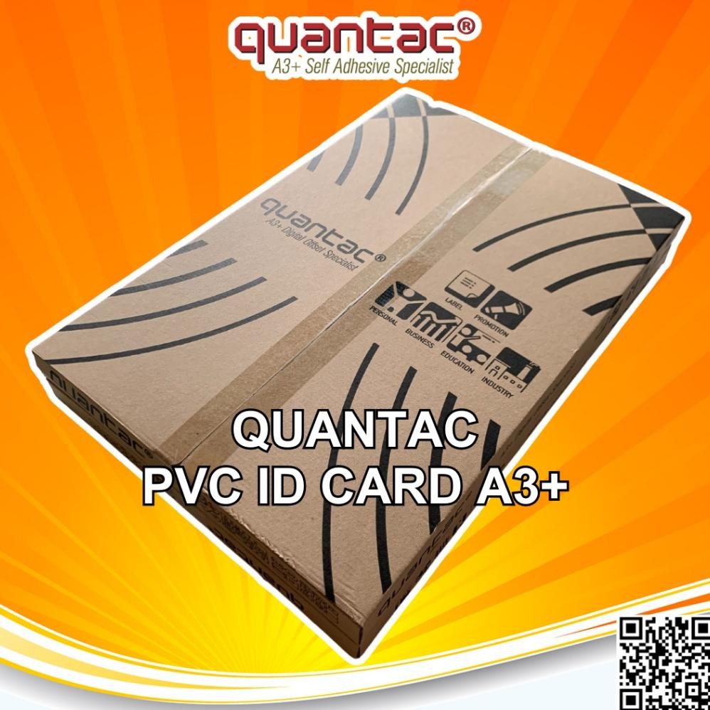 

Quantac PVC Card Print Laser Toner A3+ ID Card 3 Layers 25 Set PET Instant - Pack Nugi