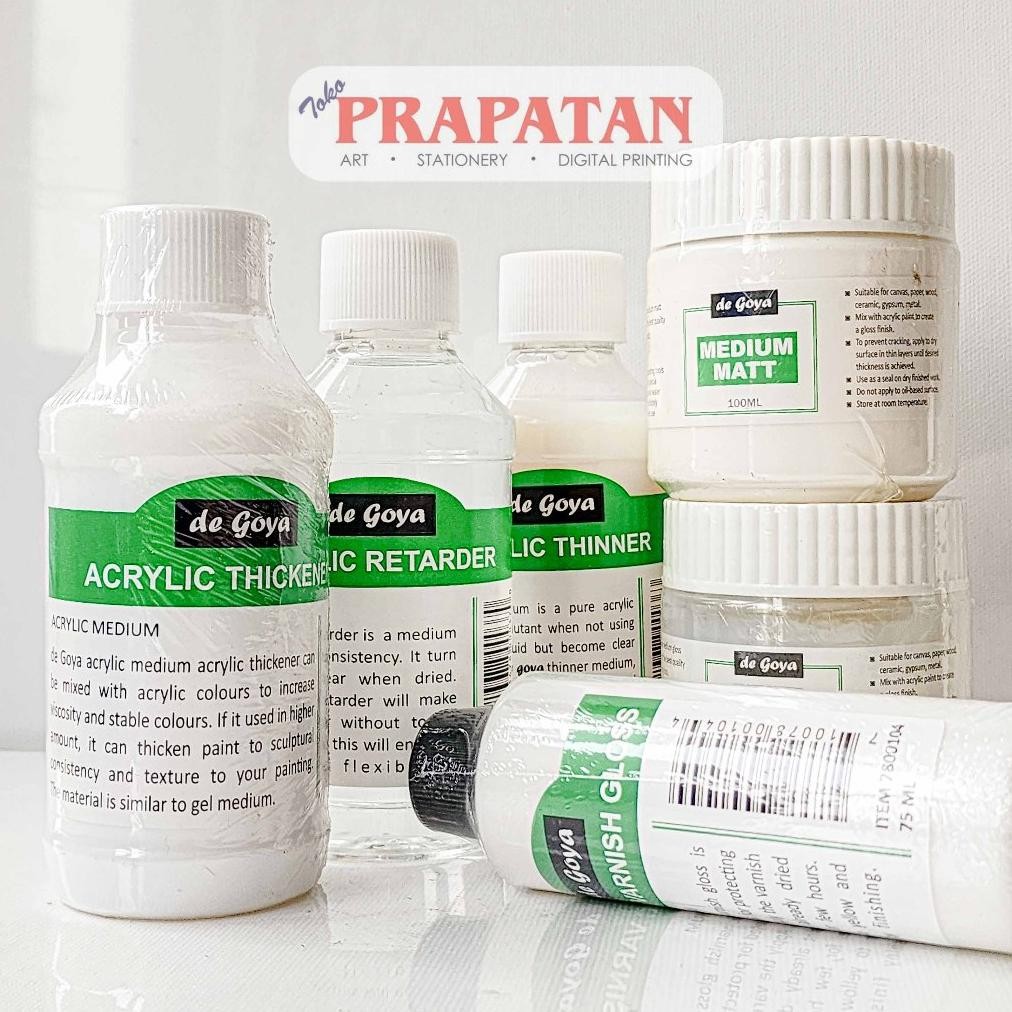 

De Goya Acrylic Medium | Varnish | Medium Cat Akrilik Nugi