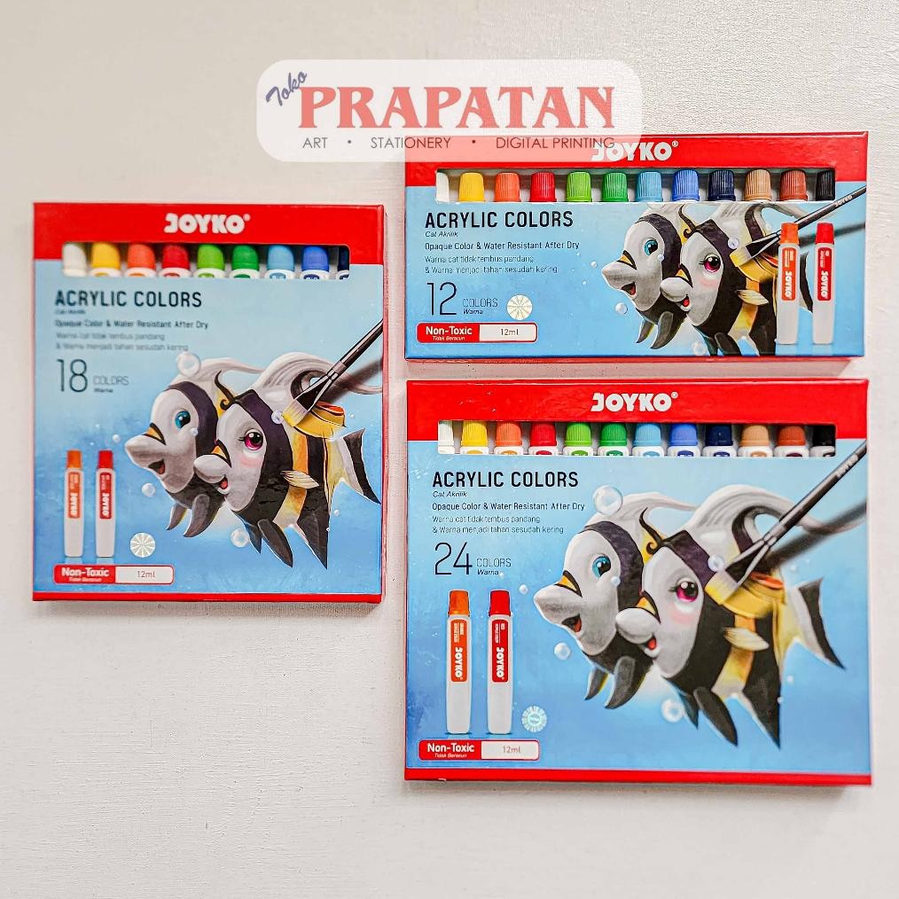 

Cat Akrilik Set Joyko 12ml | Joyko Acrylic Set Nugi