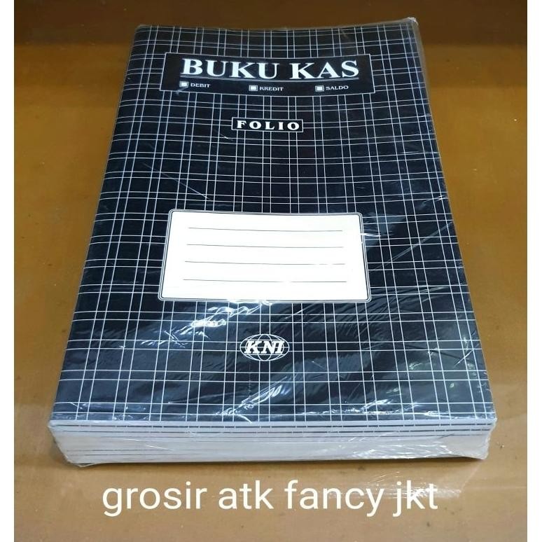 

( 10 buku ) Buku Kas Hitam KNI / Buku Debit Credit Saldo Folio ( 31 x 21 cm) Nugi