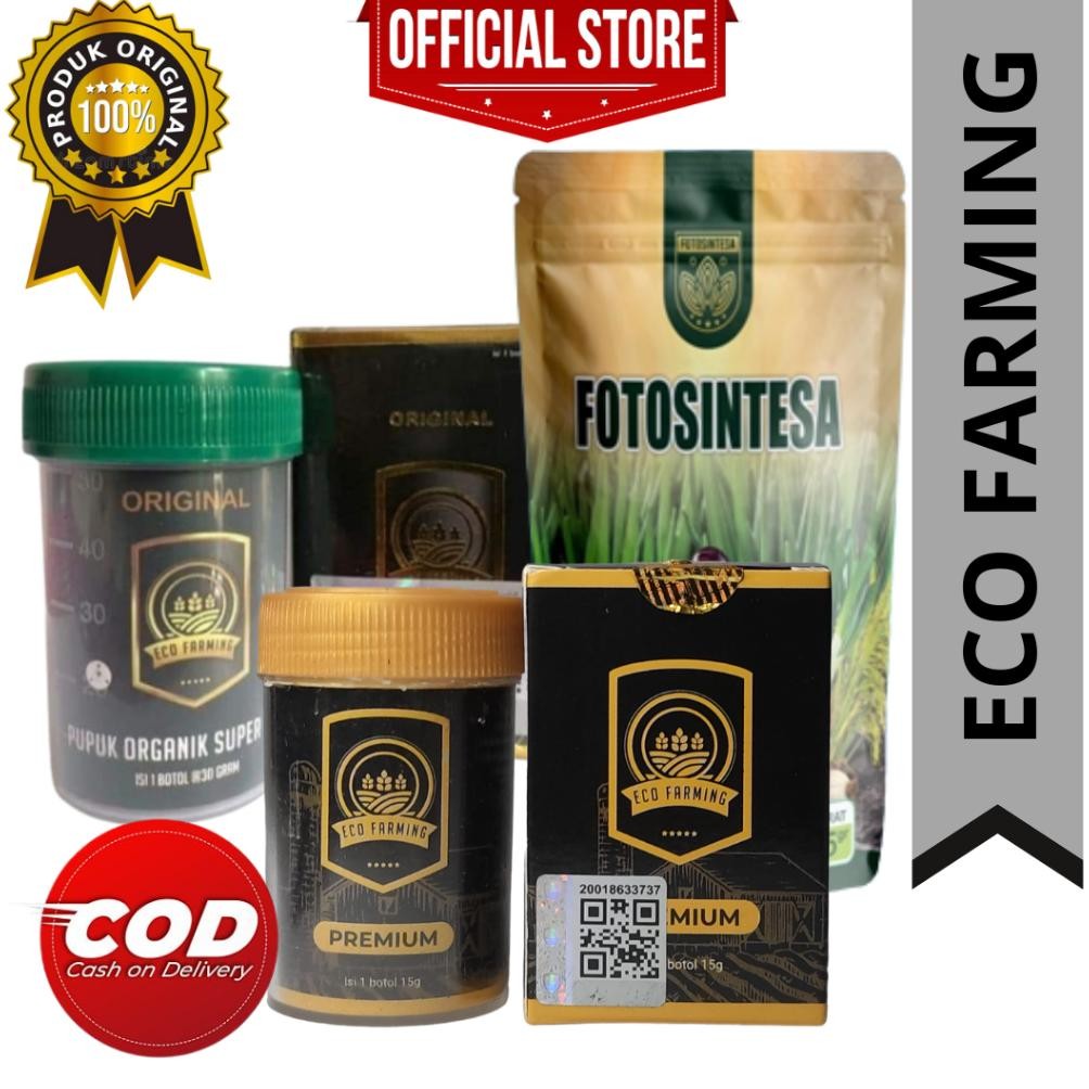 Pupuk Organik Eco Farming Original 100% Pupuk Organik Pelebat Buah Nugi