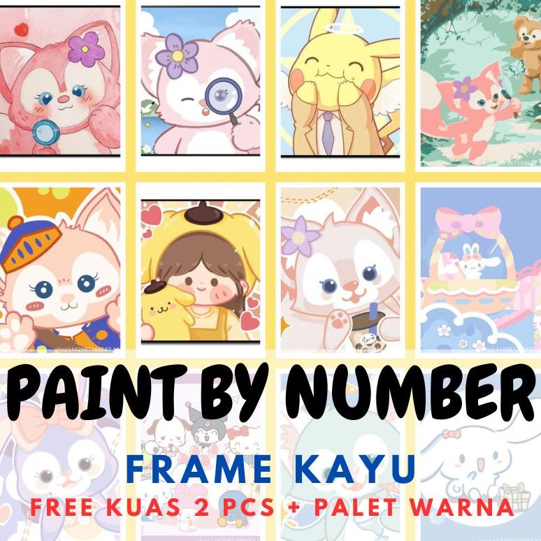 

Paint By Number Kanvas Lukis Canvas DIY Painting ST0025 Nugi