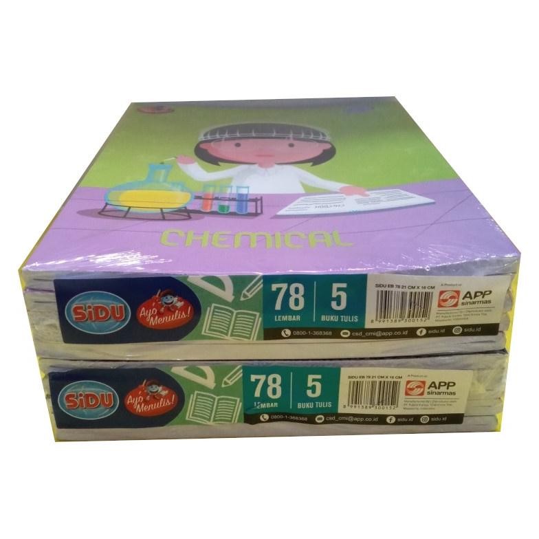 

Buku Tulis Sinar Dunia SiDU 78 Lembar 1 pack isi 5 Nugi